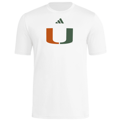 Men's - adidas Adidas NCAA University Of Miami - White