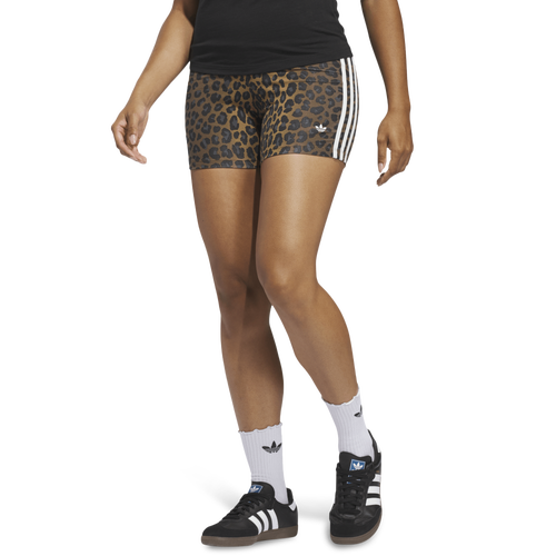  - adidas Originals Leopard Booty Shorts - Multicolor