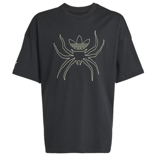 BOYS - adidas Originals Trefoil Spider Graphic T-Shirt - Black