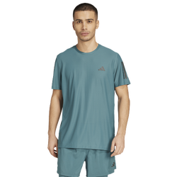 Men's - adidas Own The Run Short Sleeve T-Shirt - Preloved Teal