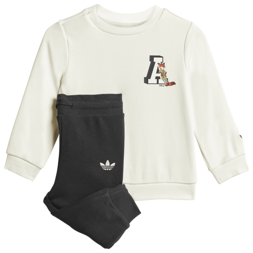 BOYS - adidas Originals x Disney Crew Sweater & Pants Set - Off White