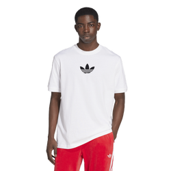Men's - adidas Originals Oversized Trefoil T-Shirt - White/Black