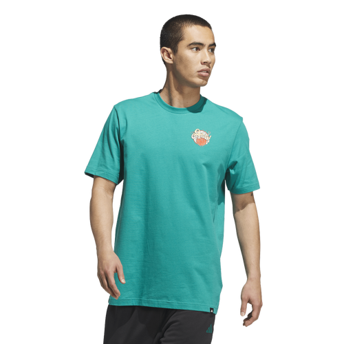 MENS - adidas Nothing But Net Graphic T-Shirt - Pure Teal