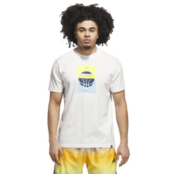 Men's - adidas Another Bucket Graphic Tee - Off White