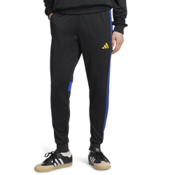 Men's - adidas Tiro 25 Essentials Sweat Pants - Black/Semi Lucid Blue