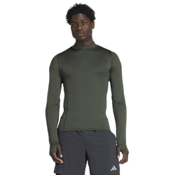 Men's - adidas Techfit Cold.RDY Training Long-Sleeve T-Shirt - Night Cargo