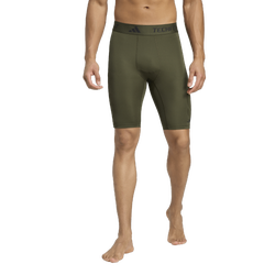 Men's - adidas Techfit Control Long-Tight Training Leggings - Night Cargo