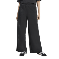 Women's - adidas Originals Off-Placed 3-Stripes Wide Pants - Black