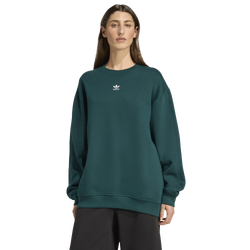 Women's - adidas Originals Fleece Oversized Crewneck Sweater - Aurora Ivy