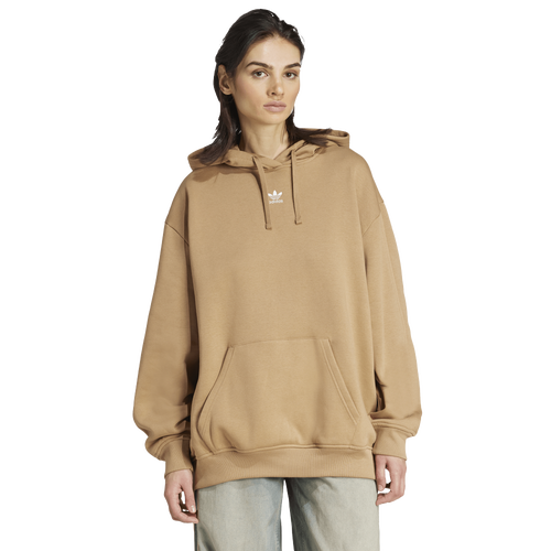 WOMENS - adidas Originals Essentials Oversized Hoodie - Cardboard