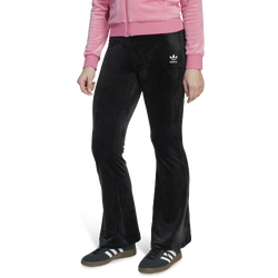 Girls' Grade School - adidas Originals Velour Velvet Pants - Black/White