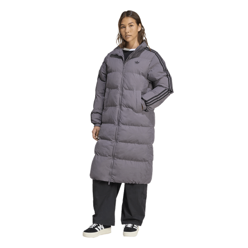 Adidas Originals Womens  Adicolor Down Puffer Jacket In Purple