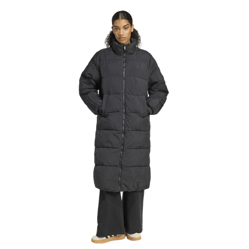 Adidas Originals Womens  Adicolor Down Puffer Jacket In Black