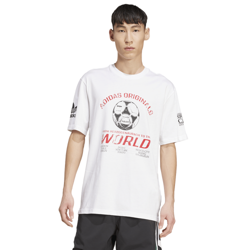 MENS - adidas Originals 90s Football Graphic Tee - White