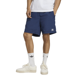 Men's - adidas Originals Trefoil Essentials Woven Pants - Night Indigo/White