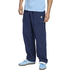 Men's - adidas Originals Trefoil Essentials Woven Pants - White/Night Indigo