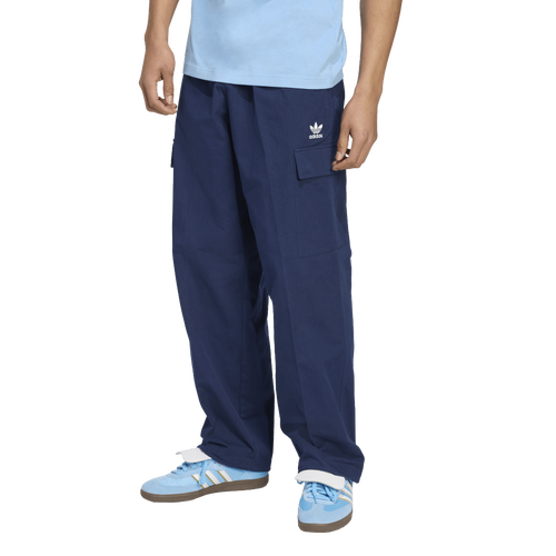 adidas Originals Trefoil Essentials Woven Pants - adidas White/Night Indigo