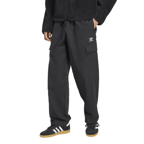  - adidas Originals Trefoil Essentials Woven Pants - White/Black