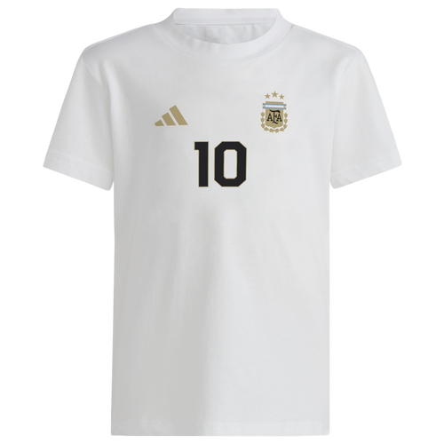

Boys adidas adidas Argentina Messi T-Shirt - Boys' Grade School White/Black Size S
