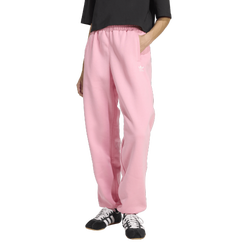 Women's - adidas Originals Trefoil Essentials Fleece Lifestyle Pants - Semi Pink