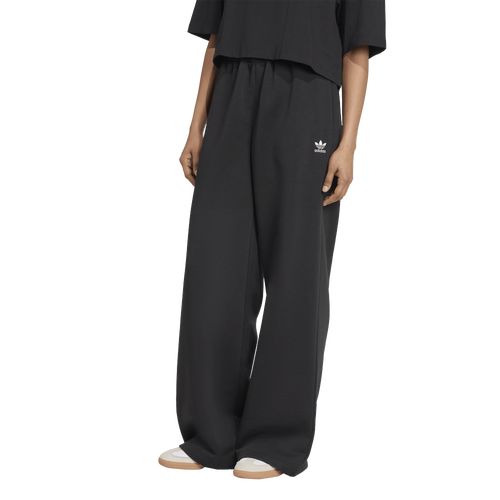  - adidas Originals Essentials Fleece Wide Leg Pants - Black