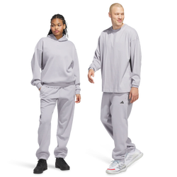 Men's - adidas Basketball Fleece Joggers - Glory Grey