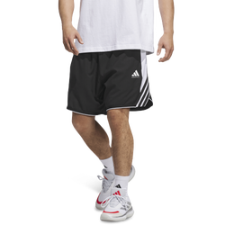 Men's - adidas Crazylight Shorts - Black/White