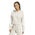 adidas Essentials 3-Stripes French Terry Cropped Hoodie - Women's White/Wonder Alumina