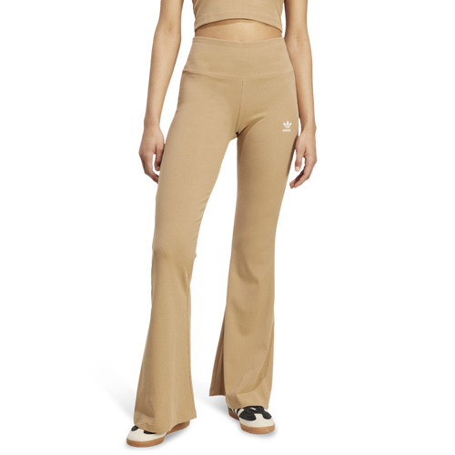 WOMENS - adidas Originals Trefoil Essentials Leggings - Cardboard