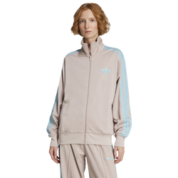Women's - adidas Originals adicolor Firebird Lifestyle Track Top  - Blue/Wonder Taupe