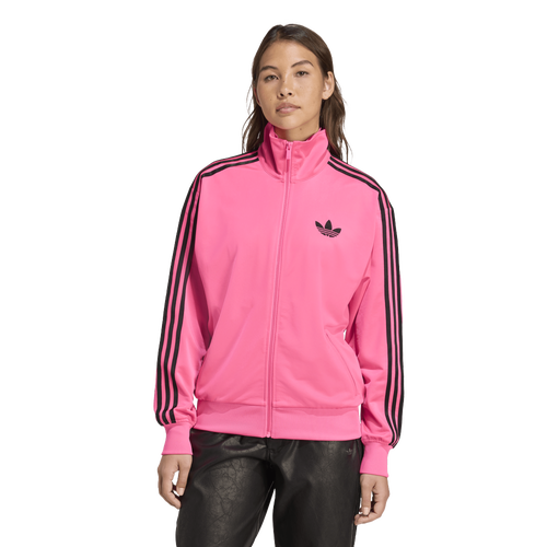 WOMENS - adidas Originals adicolor Firebird Track Top - Lucid Pink/Black
