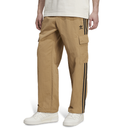 Men's - adidas Originals 3 Stripe Cargo Pants - Cardboard/Black