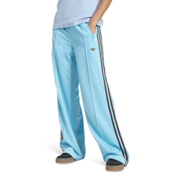 Women's - adidas Originals Oversized Firebird Pants - Blue/Brown