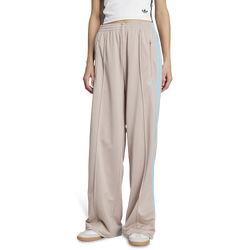 Women's - adidas Originals Oversized Firebird Pants - Blue/Wonder Taupe