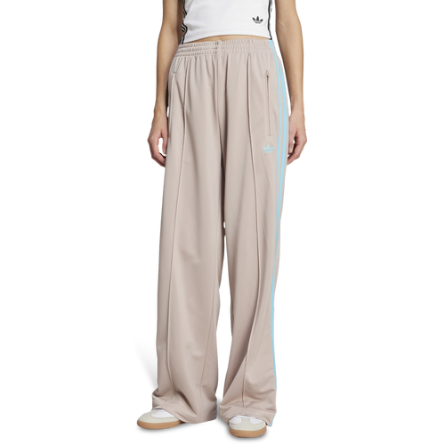 WOMENS - adidas Originals Oversized Firebird Pants - Blue/Wonder Taupe