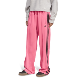 Women's - adidas Originals Oversized Firebird Pants - Lucid Pink/Black