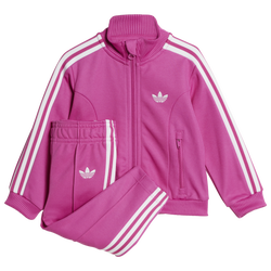 Girls' Toddler - adidas Originals Tracksuit - Semi Lucid Fuchsia
