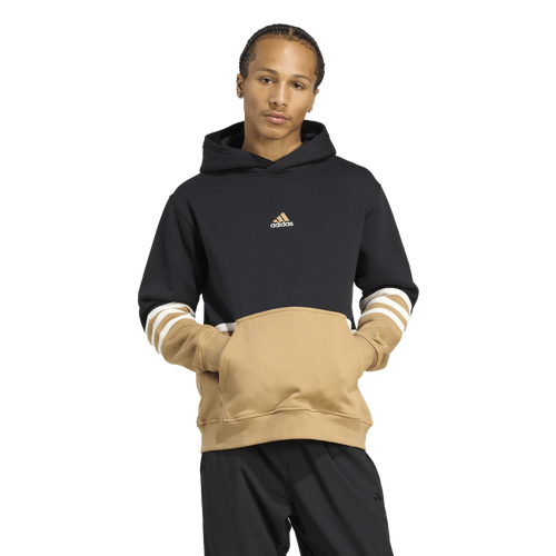 MENS - adidas Originals Archive Cutline Hoodie - Black/Cardboard