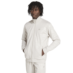 Men's - adidas Originals Monogram Allover Print Track Top - Clear Brown