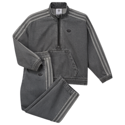Girls' Preschool - adidas Originals Denim Set - Medium Grey Heather/White