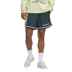 Men's - adidas Originals Hoop York City Woven Shorts - Aurora Ivy