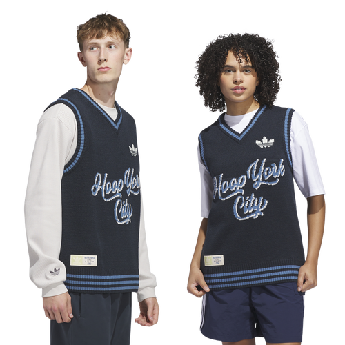 - adidas Originals Hoop York City Sweater Vest Jersey - Aurora Ink