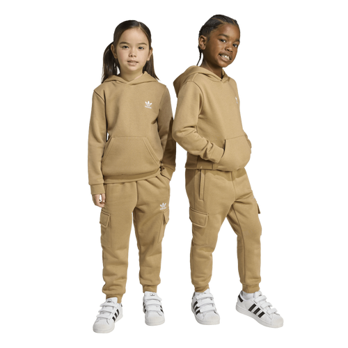 Boys Preschool adidas Originals Essential Pullover Hoodie Set - Boys' Preschool Cardboard/Cardboard Size XXS