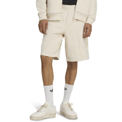 Men's - adidas Originals Essential Fleece Shorts - White/Wonder White