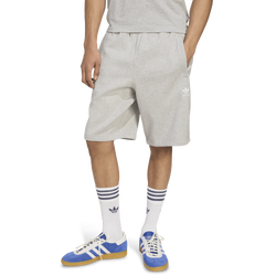 Men's - adidas Originals Essential Fleece Shorts - White/Medium Grey Heather