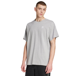 Men's - adidas Trefoil Essentials OS T-Shirt - Medium Grey Heather/White