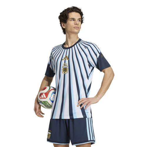 Mens adidas Argentina 26 Home Pre Match Jersey - - White