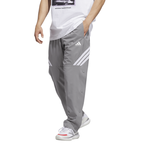  - adidas CrazyLite Woven Basketball Pants - Grey Three/White