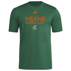 Men's - adidas Adidas NCAA University Of Miami - Green