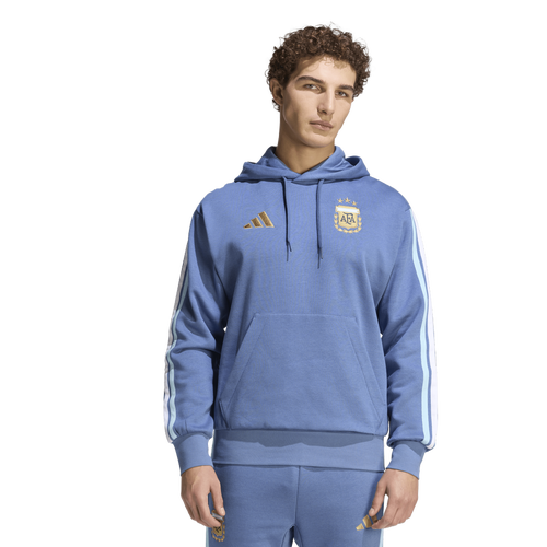 MENS - adidas Argentina Dna Fleece Hoodie - Crew Blue